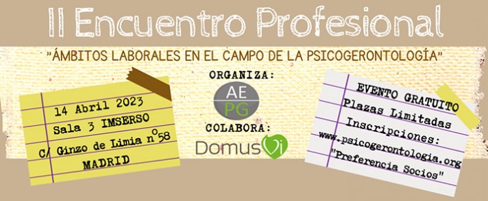 II Encuentro Profesional de la A.E.P.G