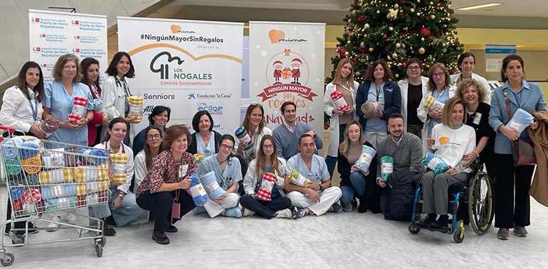 La Campaña Ningún Mayor Sin Regalos cumple 9 años acompañando a mayores hospitalizados