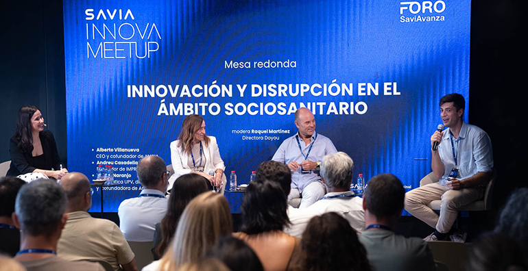 Savia reúne a referentes en innovación para abordar el impacto de la tecnología y la IA en los cuidados El secretario autonómico de Innovación de la Generalitat Valenciana, Eduardo Pascual, ha participado en el encuentro, enmarcado en la tercera edición d