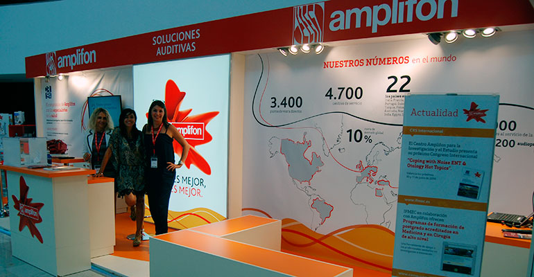 Stand de Amplifon en el Congreso de la SEGG