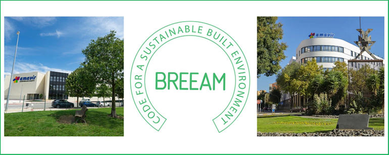 Amavir consigue para dos de sus nuevas residencias los primeros certificados BREEAM de construcción sostenible