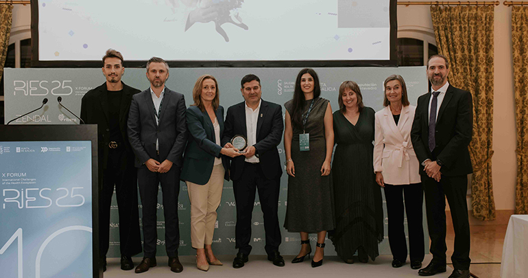 El proyecto AI-VIDDA gana el premio comunidad RIES25 del clúster de salud de Galicia