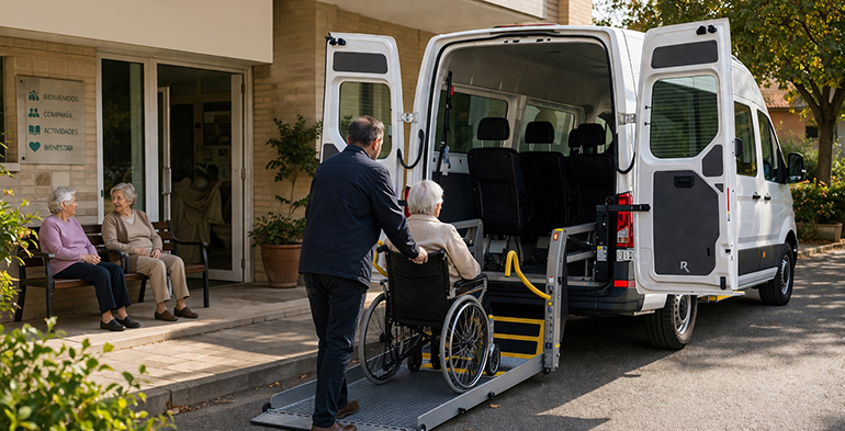 El transporte adaptado, clave en el bienestar emocional de las personas mayores