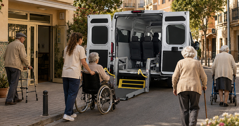 La movilidad adaptada, clave para garantizar el acceso de las personas mayores a los servicios de proximidad