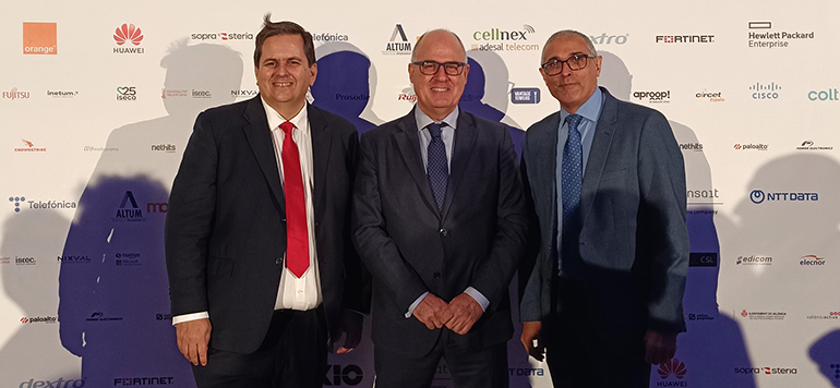 ISECO recibe el premio “Empresa Relevante” en la 25ª edición de los Premios de la Noche de las Telecomunicaciones Valencianas