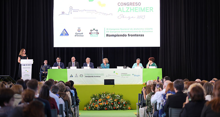 Su Majestad la Reina Doña Sofía inaugura en Ibiza la XI edición del Congreso Nacional y el XV Congreso Iberoamericano de Alzheimer