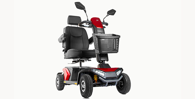 Nuevo scooter para  personas con movilidad reducida y apto para circular por terrenos irregulares