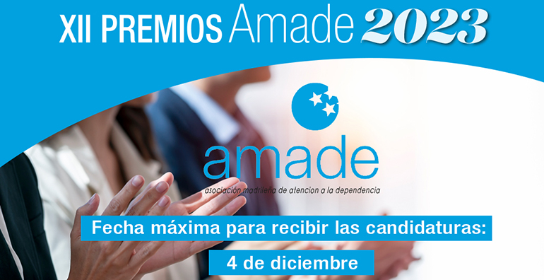 AMADE convoca los XII Premios Profesionales 2023