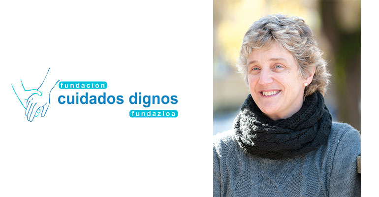  Dra. Ana Mª Urrutia Beaskoa, médico geriatra y presidenta de la Fundación Cuidados Dignos.