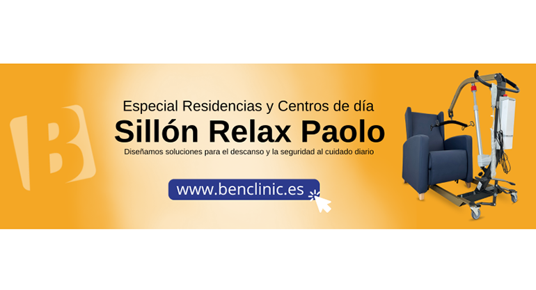 Sillón Relax Paolo: confort para residentes y seguridad para cuidadores