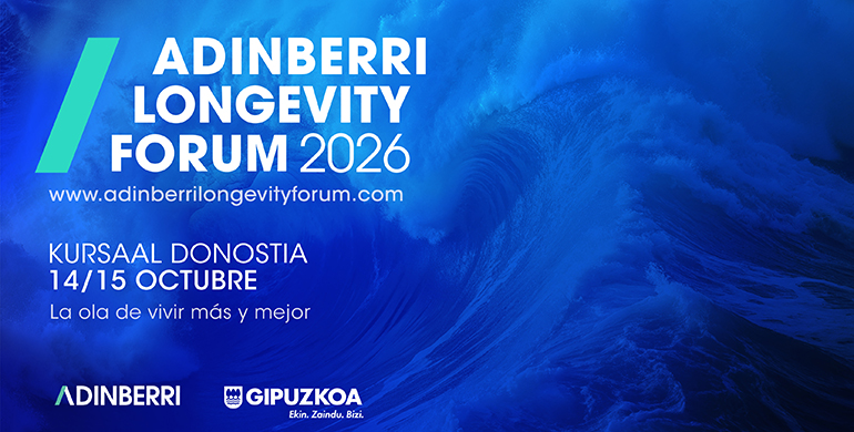 ADINBERRI Longevity Forum reunirá en Donostia a referentes internacionales para abordar el futuro de la longevidad