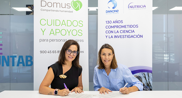 Danone y DomusVi amplían la atención nutricional a los 143 centros de la compañía en España