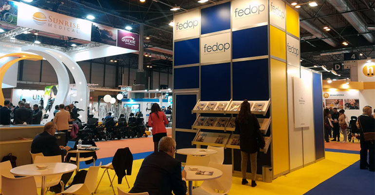 Stand de FEDOP en Orto Medical Care 2018.