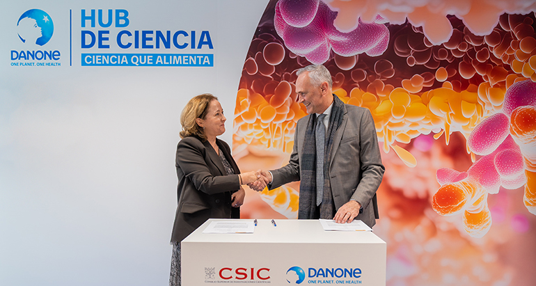 CSIC y Danone sellan alianza para impulsar la investigación en alimentación, microbiota y salud