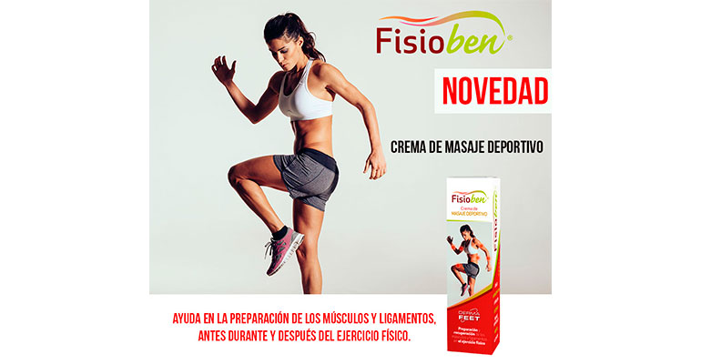 Fisioben, una crema para un masaje articular y muscular eficaz