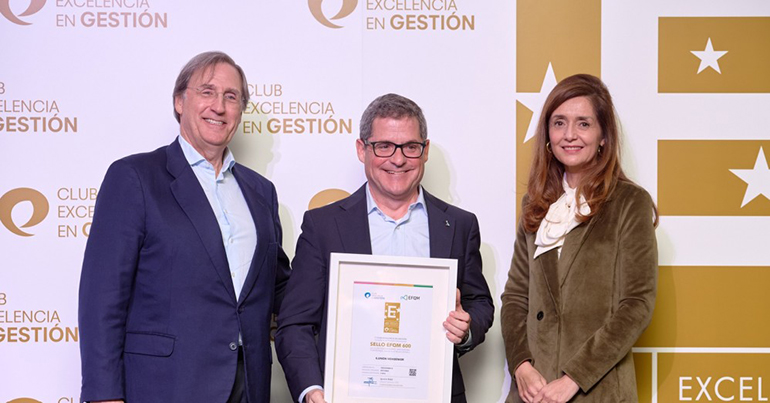 ILUNION VidaSénior obtiene el Sello EFQM 600 por su innovación en gestión