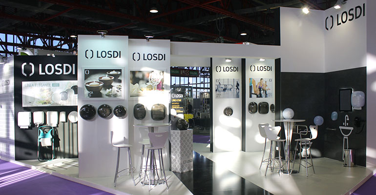 Stand de Losdi en Hygienalia+Pulire