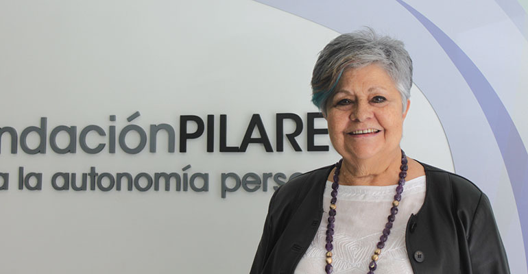 Pilar Rodríguez, presidenta de la Fundación Pilares