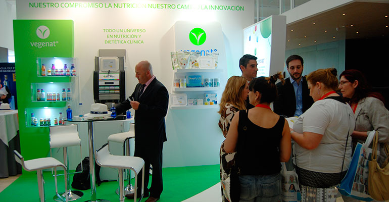 Stand de Vegenat en el Congreso de la SEGG.