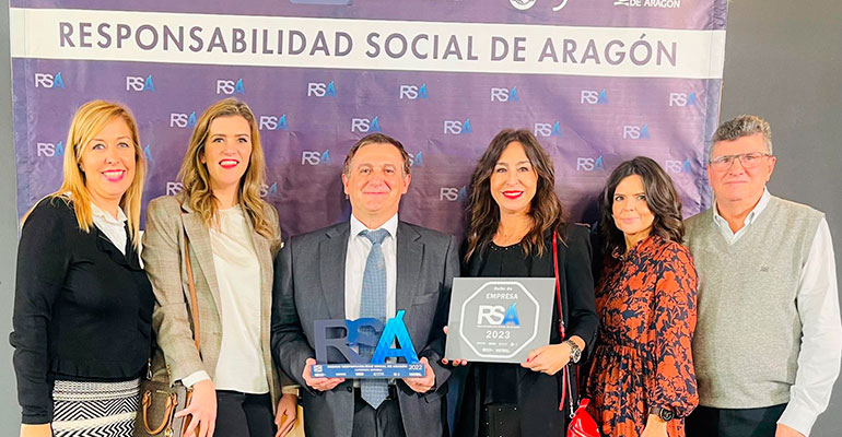 DomusVi, galardonada con el Premio Responsabilidad Social de Aragón