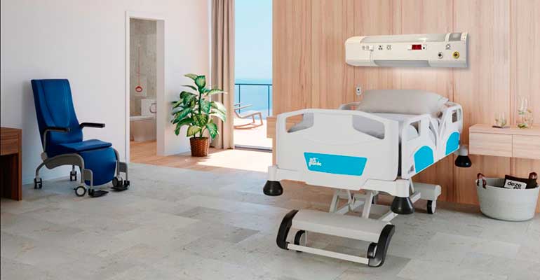 Ibernex lanza los nuevos cabeceros hospitalarios inalámbricos Ardys-NX