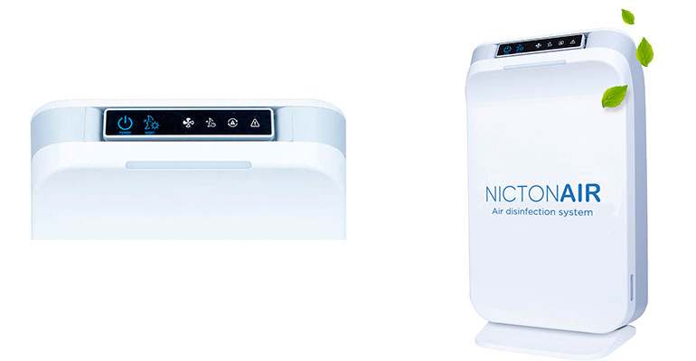 Nictonair, purificador de aire y superficies que elimina el 99,9% de los virus y bacterias