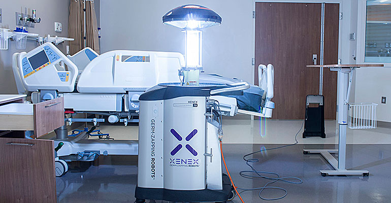 robot Xenex germ zapping